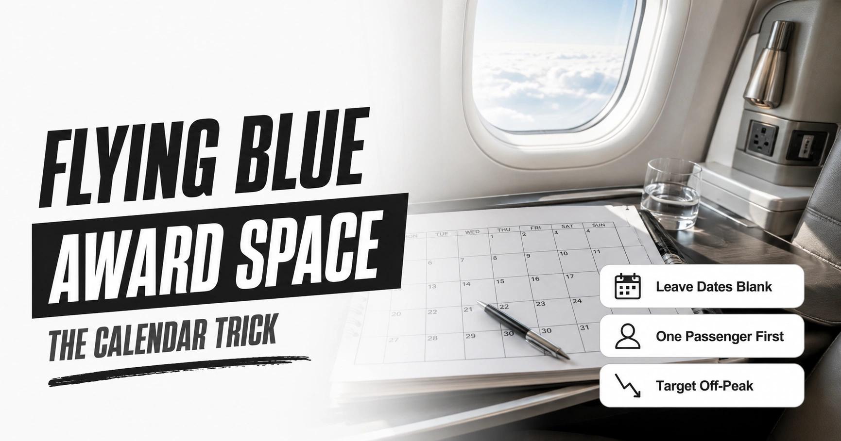 Flying Blue Award Space: How to Find It on Air France & KLM (and the Calendar Trick)